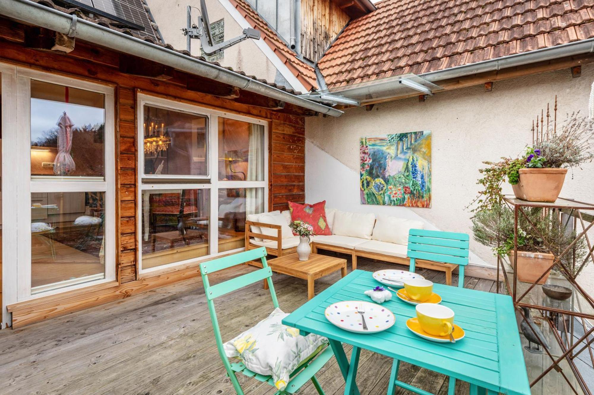 Apartmán Haus Der Malerin Andrea Gawaz Mullheim  Exteriér fotografie